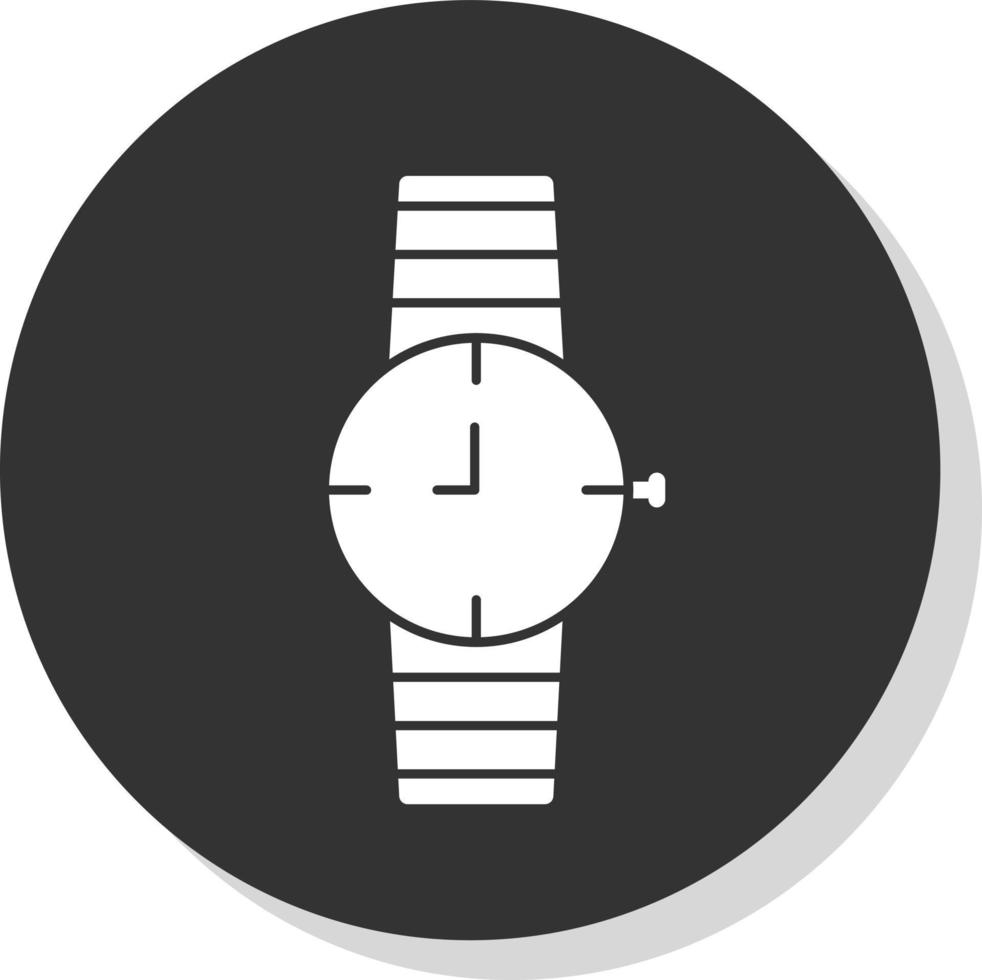 Armbanduhr-Vektor-Icon-Design vektor