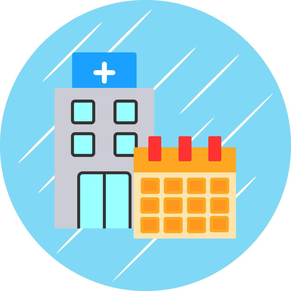 Krankenhaus-Vektor-Icon-Design vektor