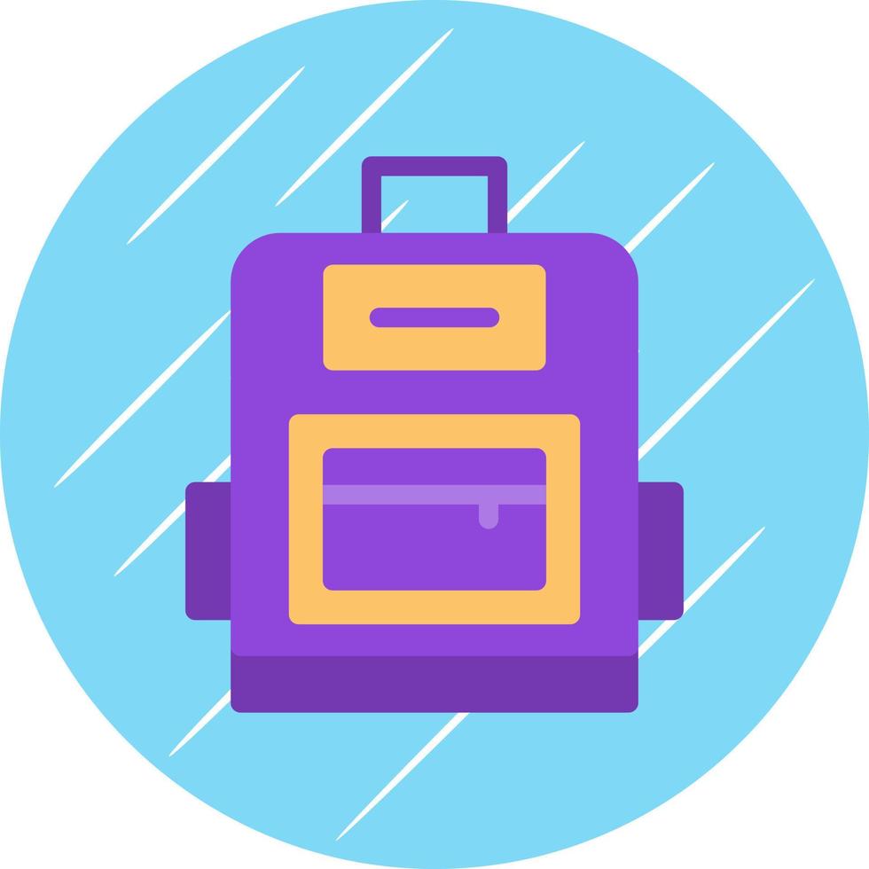 Rucksack-Vektor-Icon-Design vektor