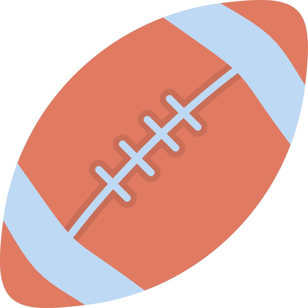 Rugby-Vektor-Symbol vektor