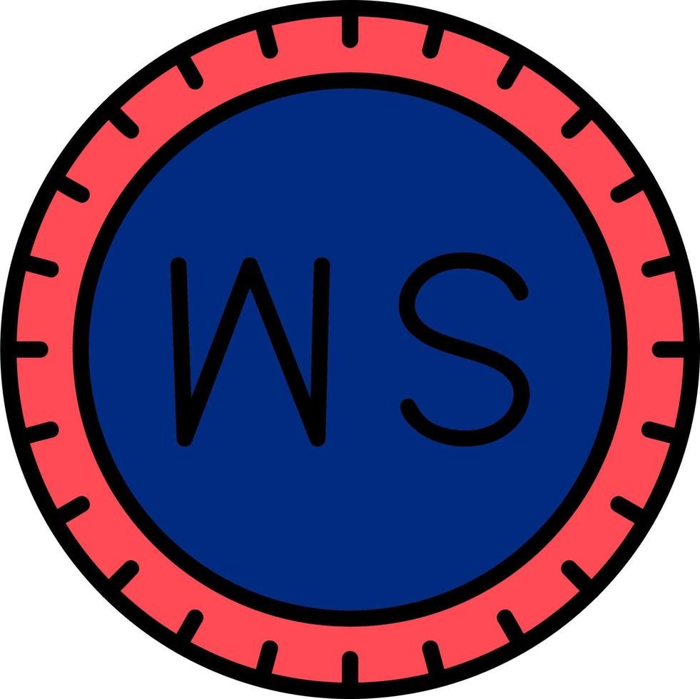 Samoa wählen Code Vektor Symbol