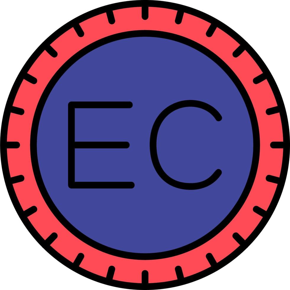 Ecuador wählen Code Vektor Symbol