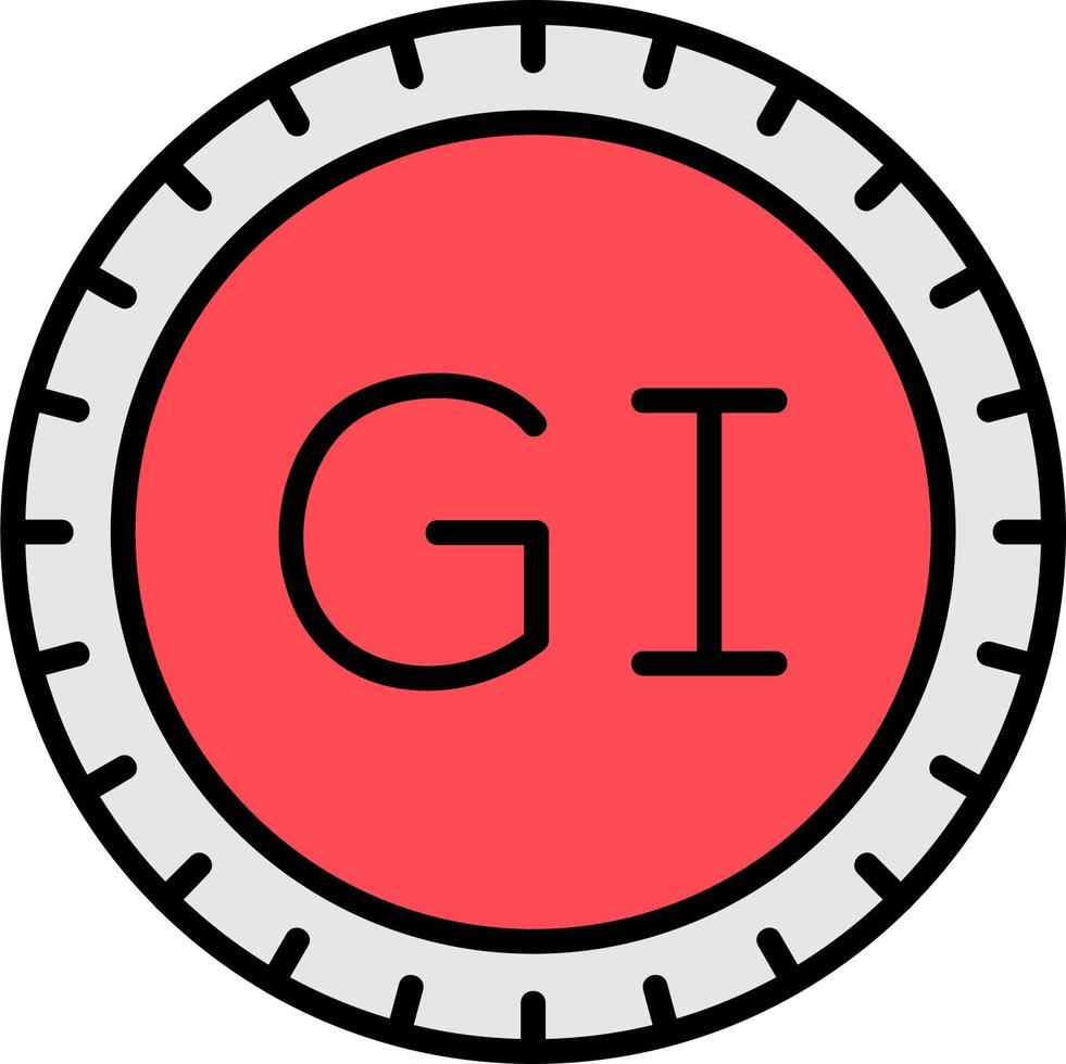 Gibraltar wählen Code Vektor Symbol