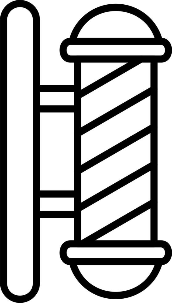 Barber Pole-Vektorsymbol vektor