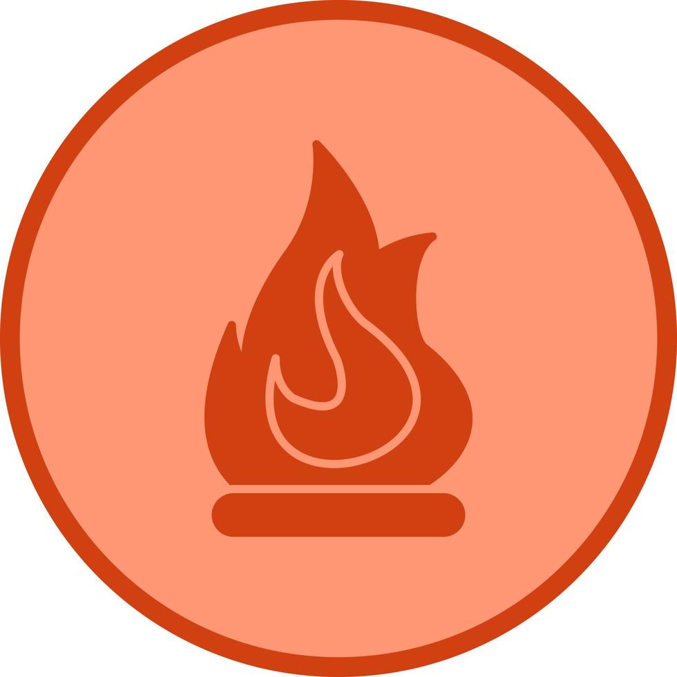 Symbol für Feuervektor vektor