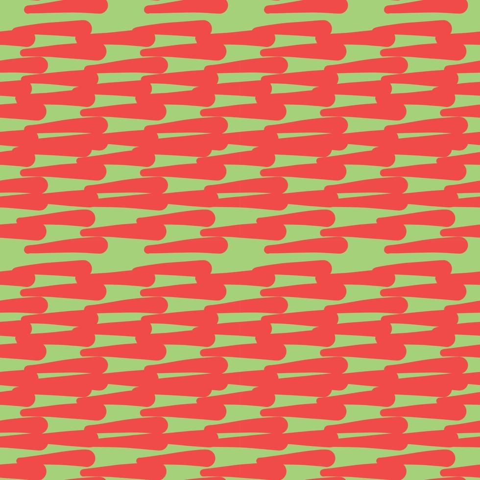 vektor sömlös textur bakgrundsmönster. handritade, röda, gröna färger.
