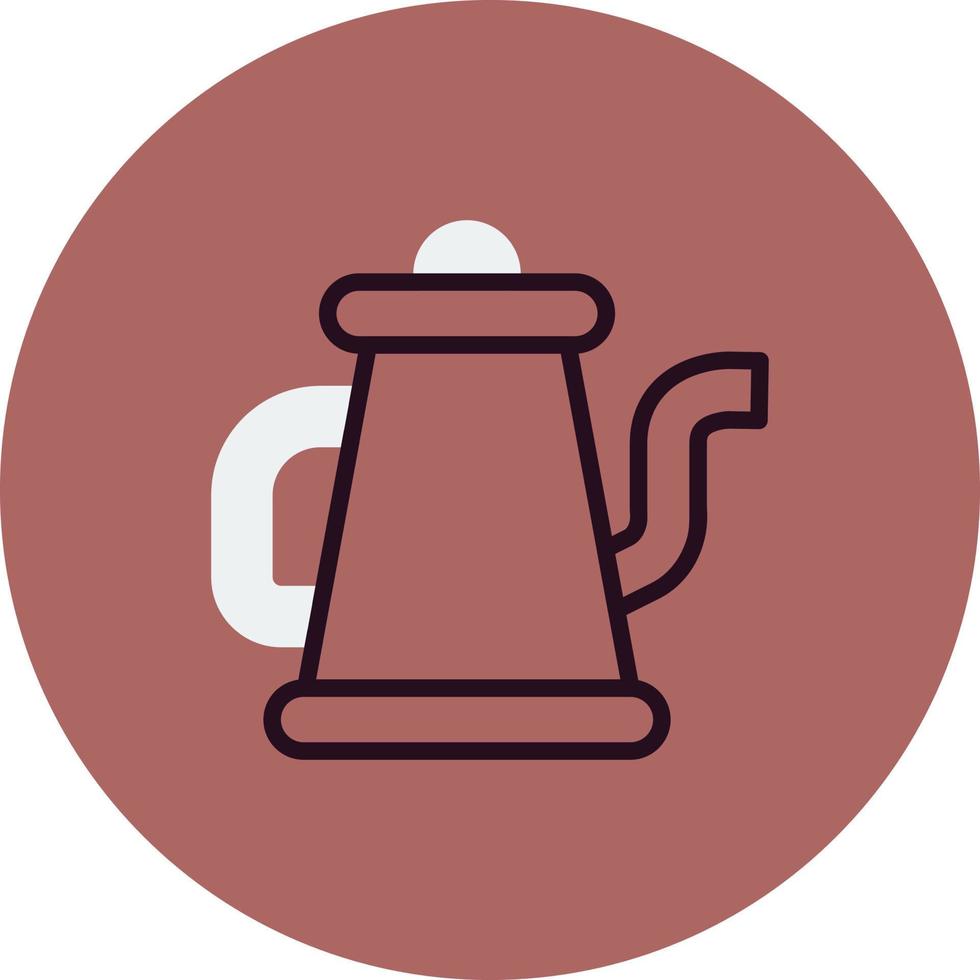 Kaffee Kessel Vektor Symbol