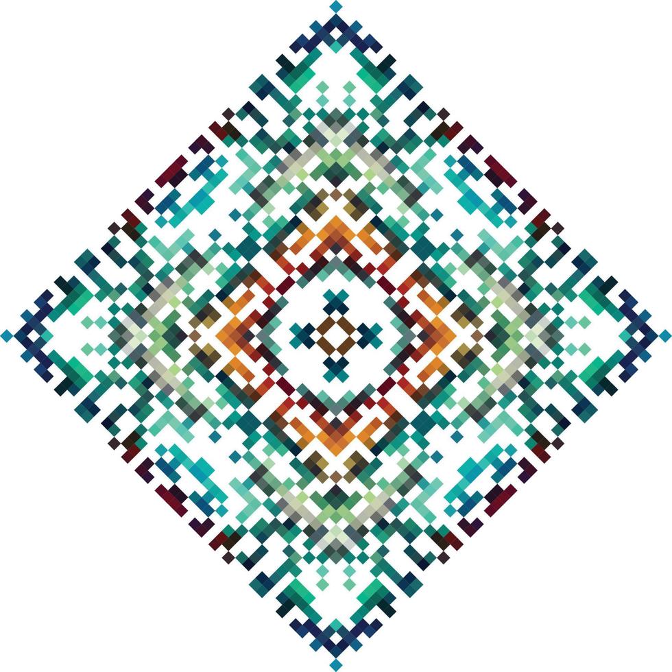 etnisk mönster på de matta. aztec stil. vektor illustration