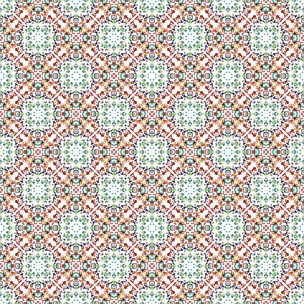 skön stickat broderi. geometrisk etnisk orientalisk mönster traditionell på vit bakgrund. abstrakt, vektor, illustration.design för textur, tyg, kläder, inslagning, matta. vektor