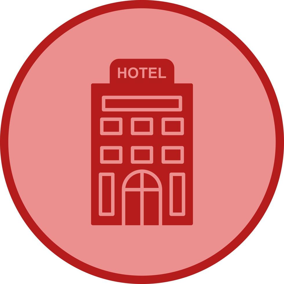 Hotel-Vektor-Symbol vektor