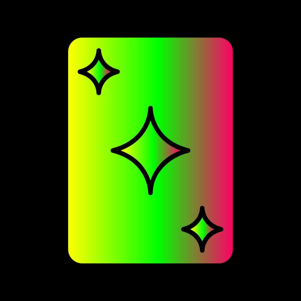 unik kort vektor ikon