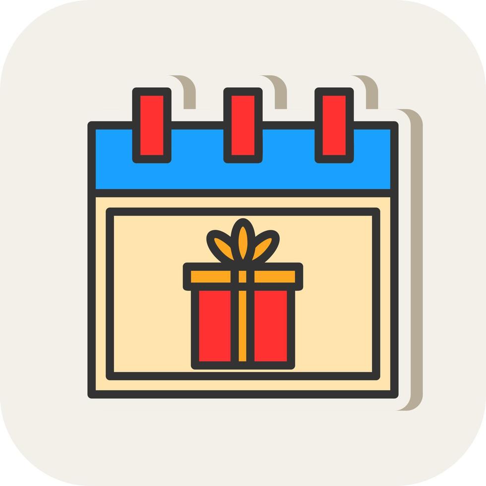 Geschenkbox-Vektor-Icon-Design vektor