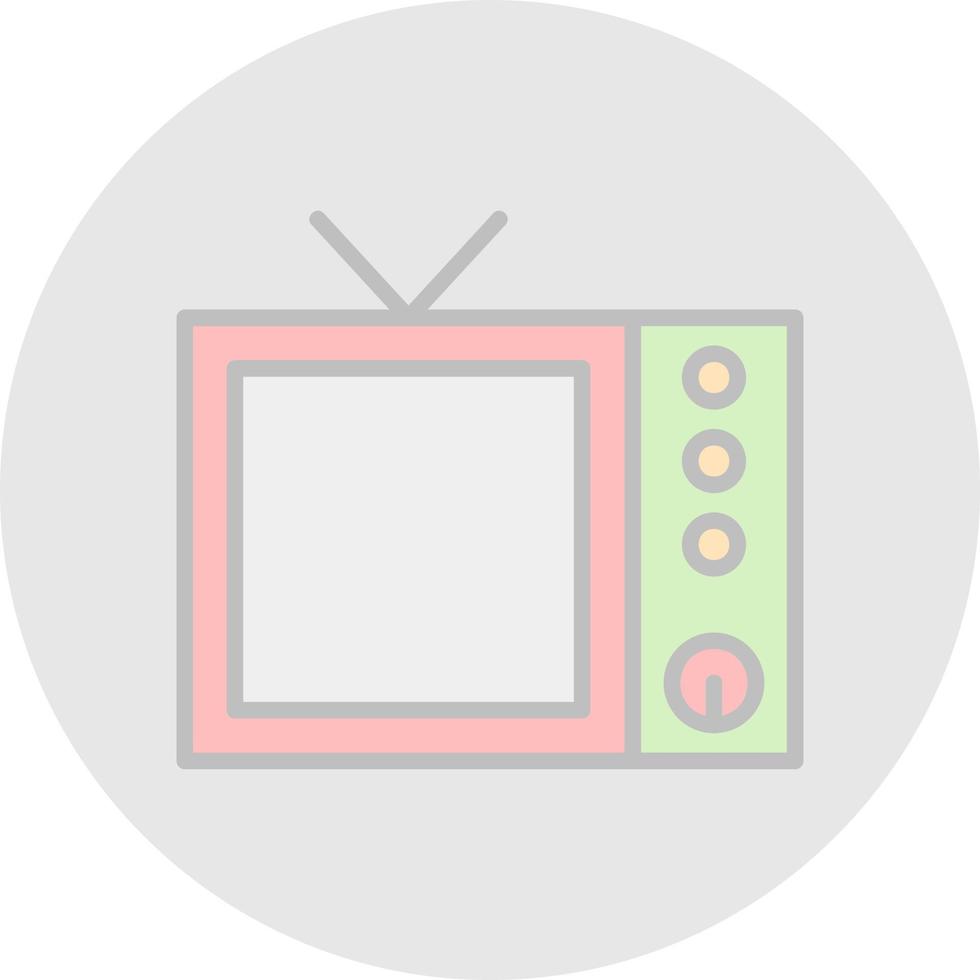 TV-Vektor-Icon-Design vektor