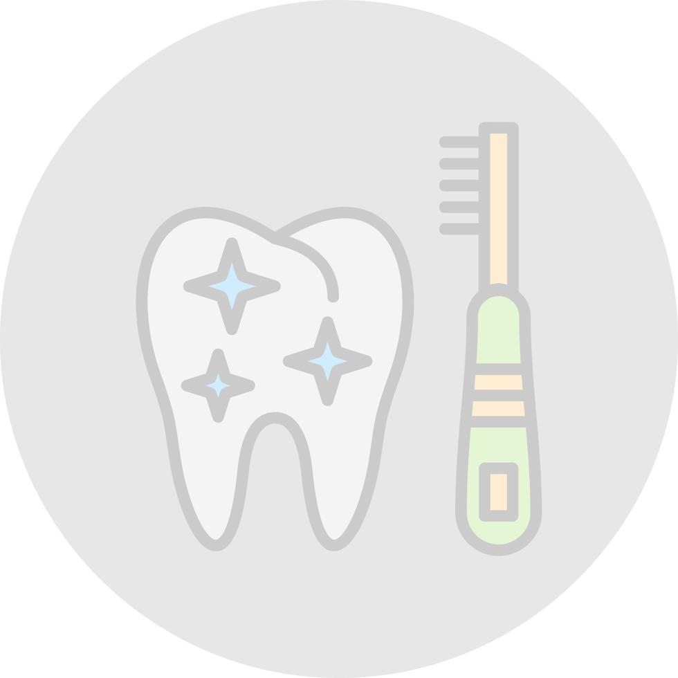 Zahnpflege-Vektor-Icon-Design vektor