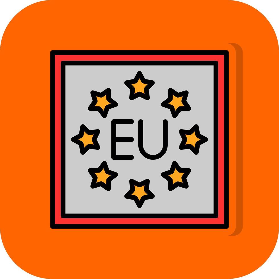 eu-Vektor-Icon-Design vektor