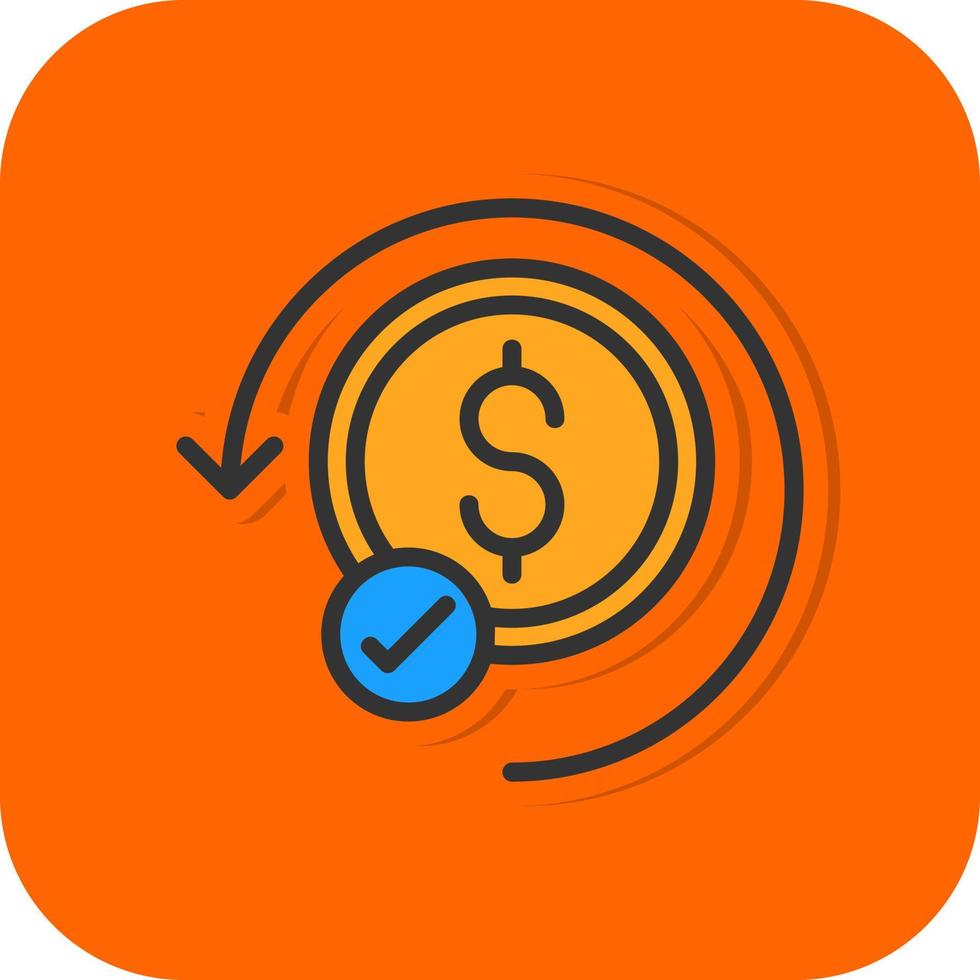 Cashback-Garantie-Vektor-Icon-Design vektor