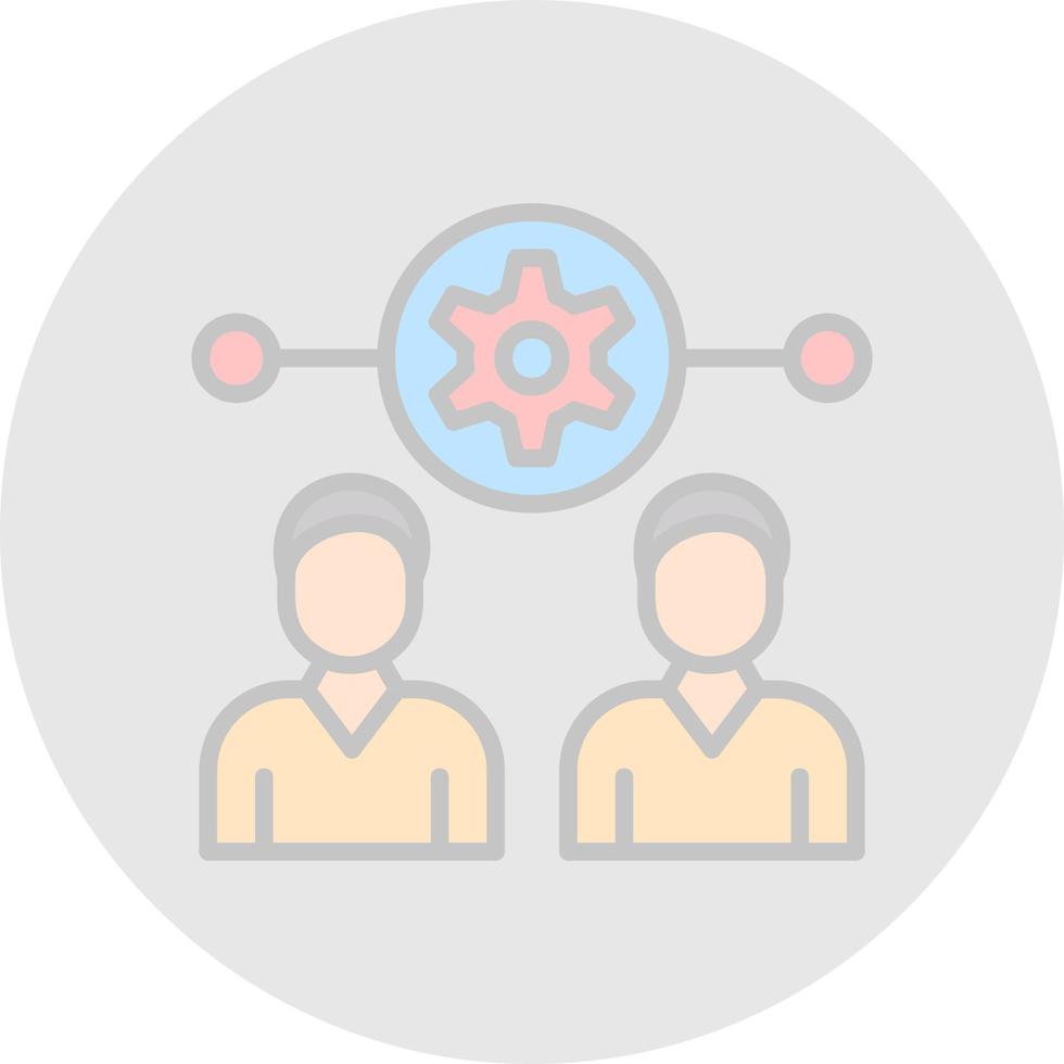 HR-Management-Vektor-Icon-Design vektor