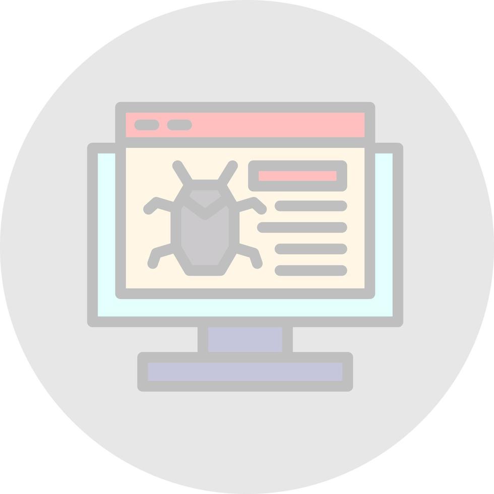 Crawler-Vektor-Icon-Design vektor