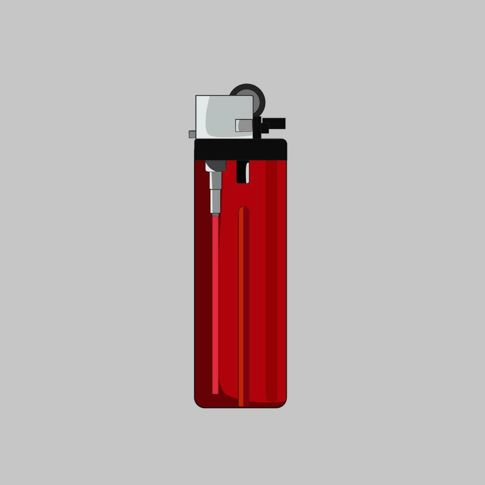 Gas Feuerzeug Illustration Design Vektor