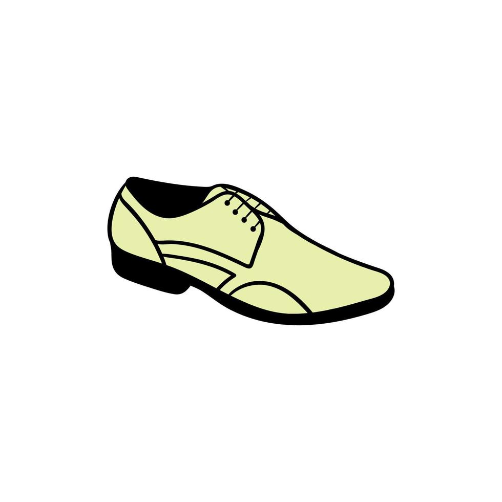 Schuhe Mann Luxus Illustration Design vektor