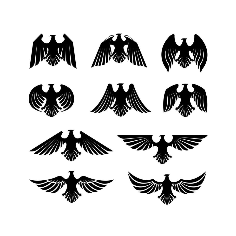 Adler Illustration Symbol Sammlung vektor