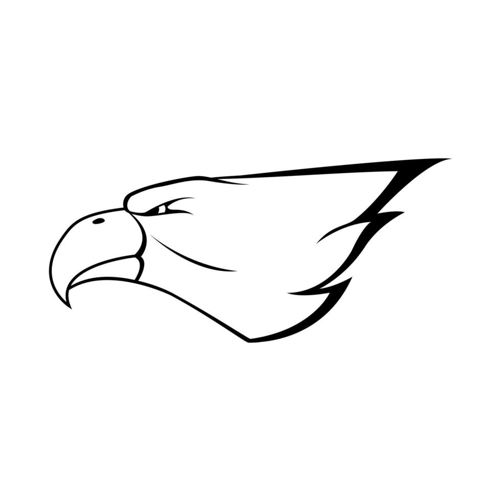 Adler Kopf Symbol Illustration vektor