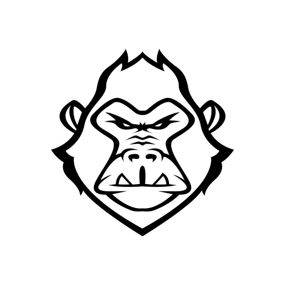 Gorilla Illustration Vektor Design