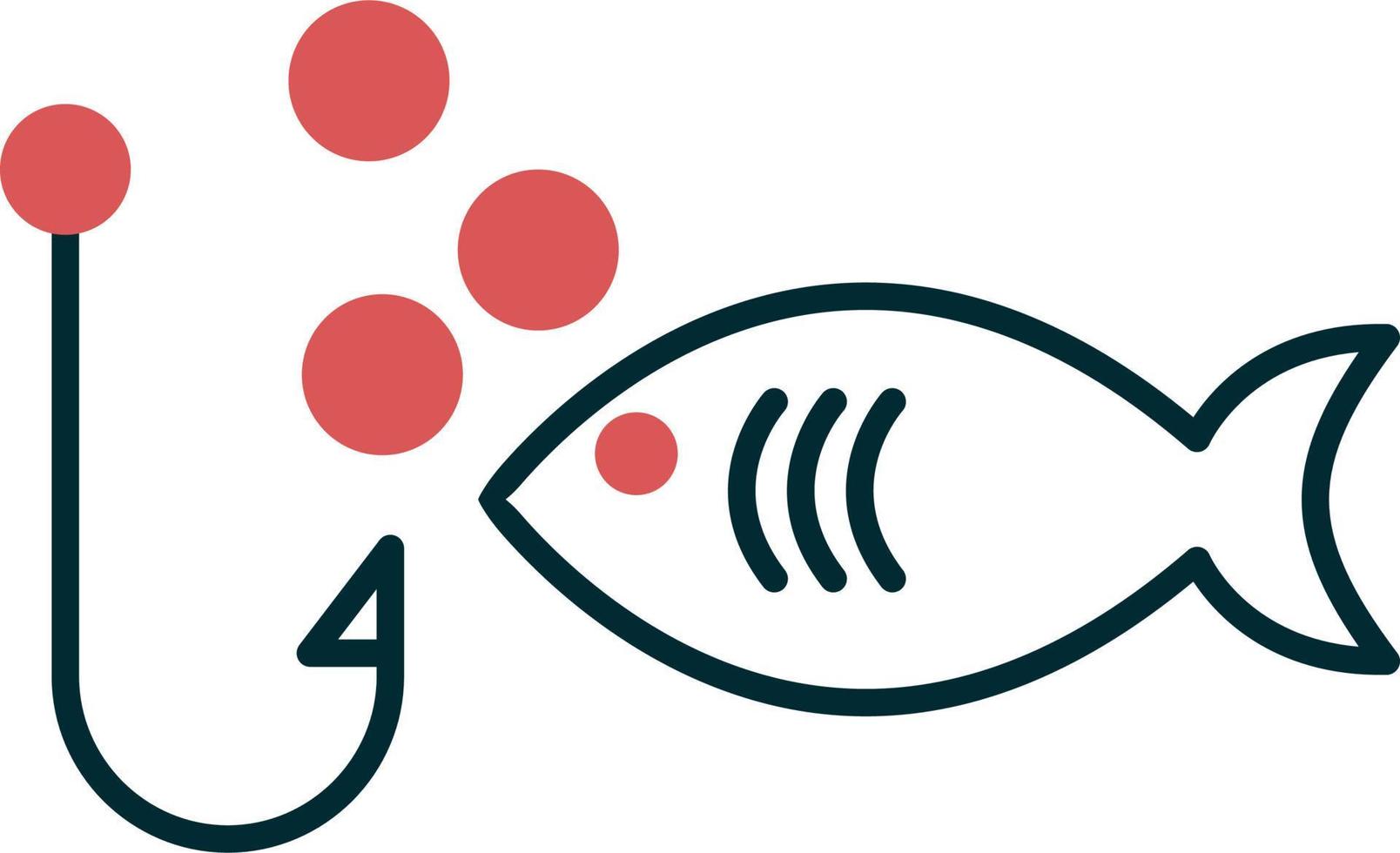 fisk krok vektor ikon