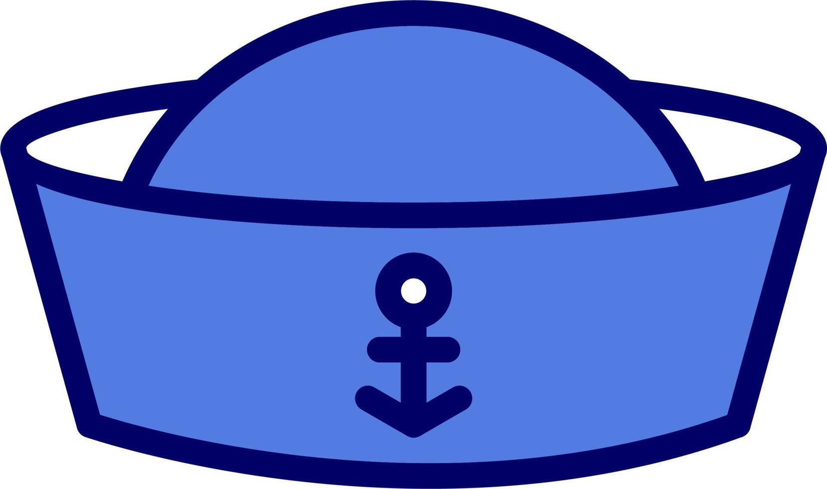 sjöman keps vektor ikon