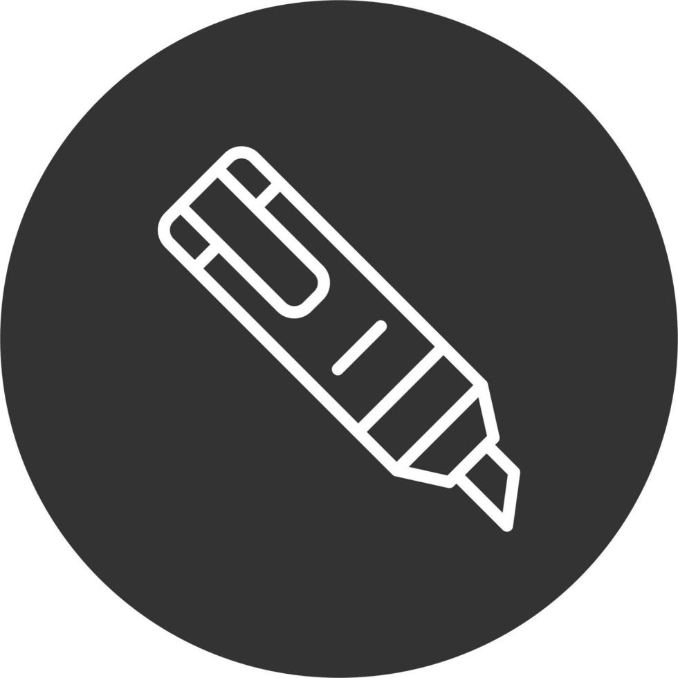 Textmarker-Vektorsymbol vektor