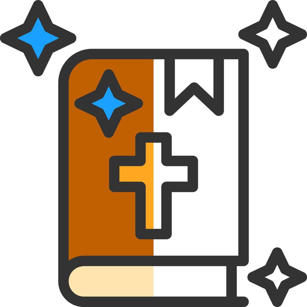 Bibel-Vektor-Icon-Design vektor