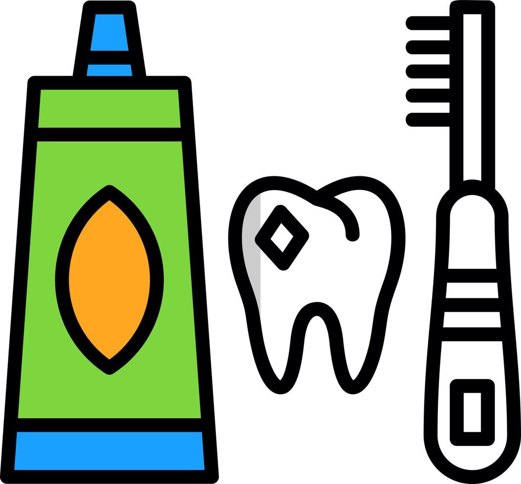 dental hygien vektor ikon design