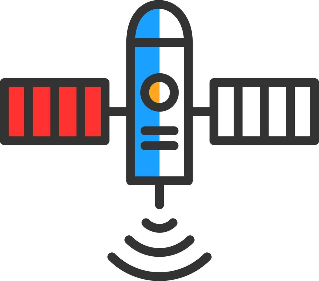 satellit vektor ikon design