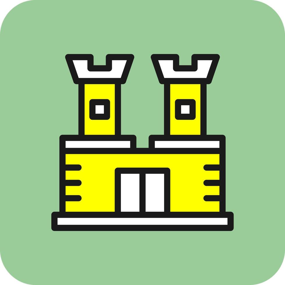 Schloss-Vektor-Icon-Design vektor