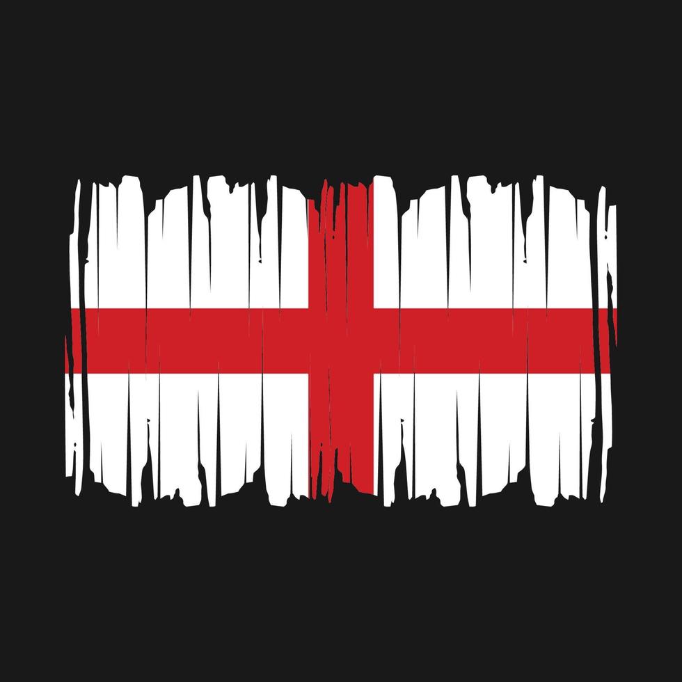 England flagga borsta vektor illustration