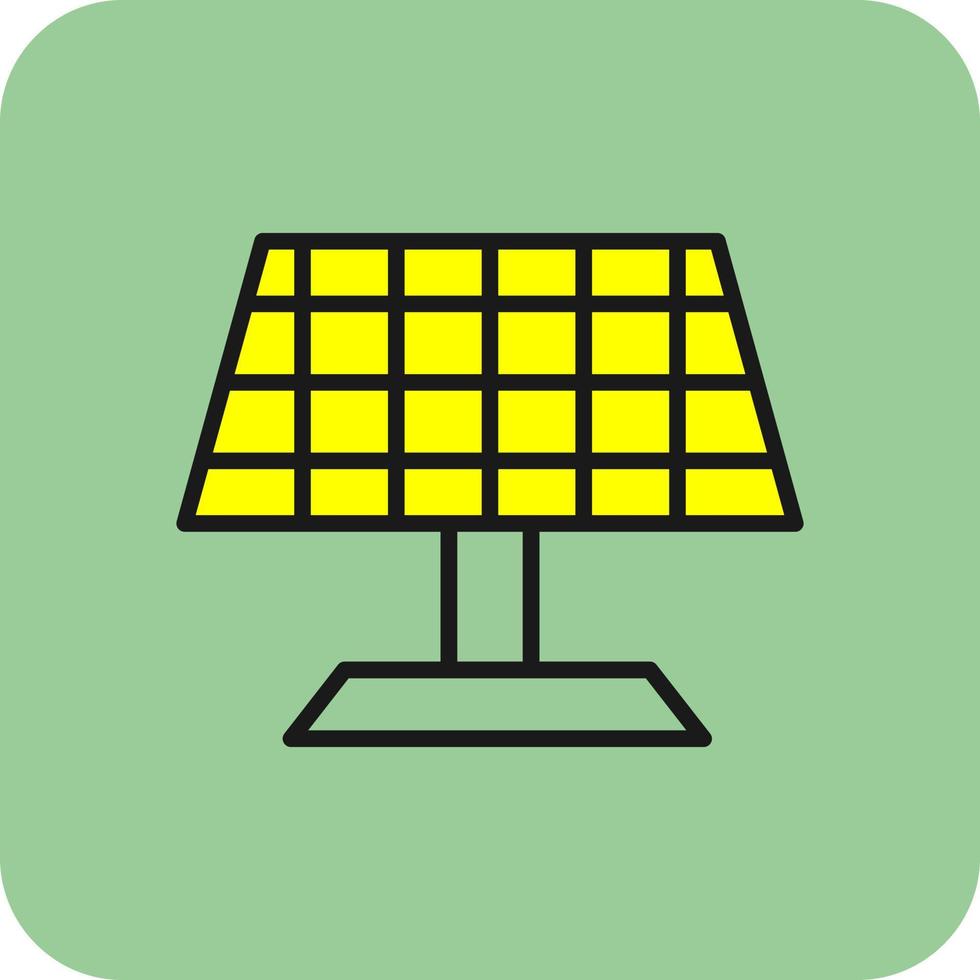 Solarpanel-Vektor-Icon-Design vektor