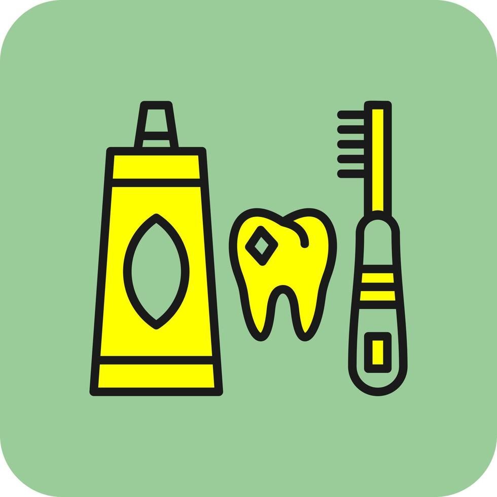dental hygien vektor ikon design