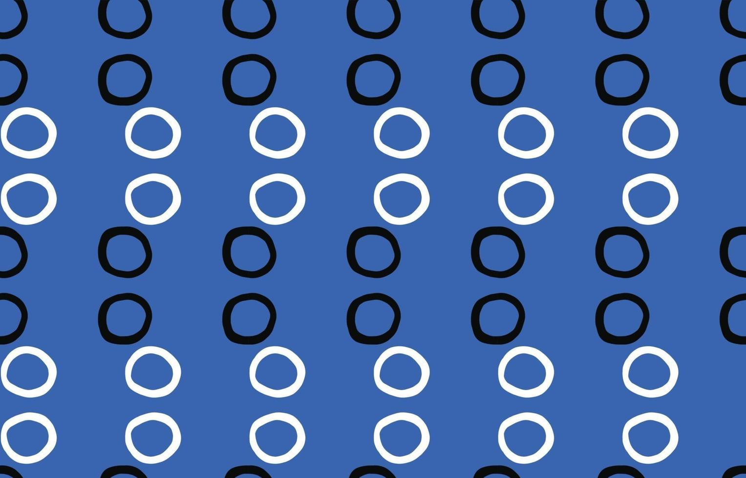 Vektor Textur Hintergrund, nahtloses Muster. handgezeichnete, blaue, schwarze, weiße Farben.