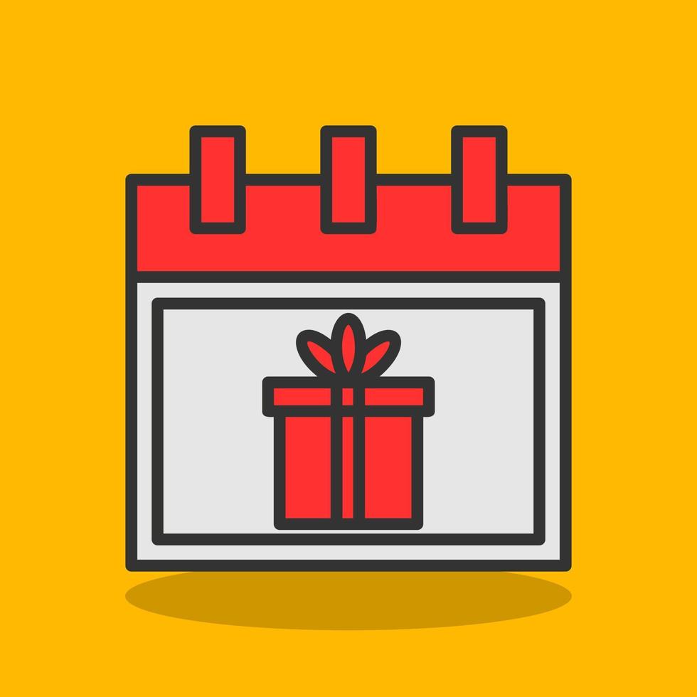 Geschenkbox-Vektor-Icon-Design vektor