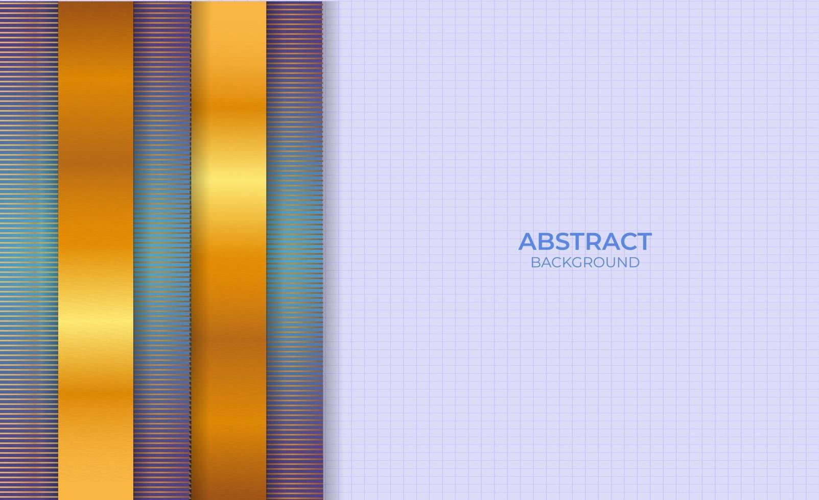 design bak abstrakt blå och guld vektor