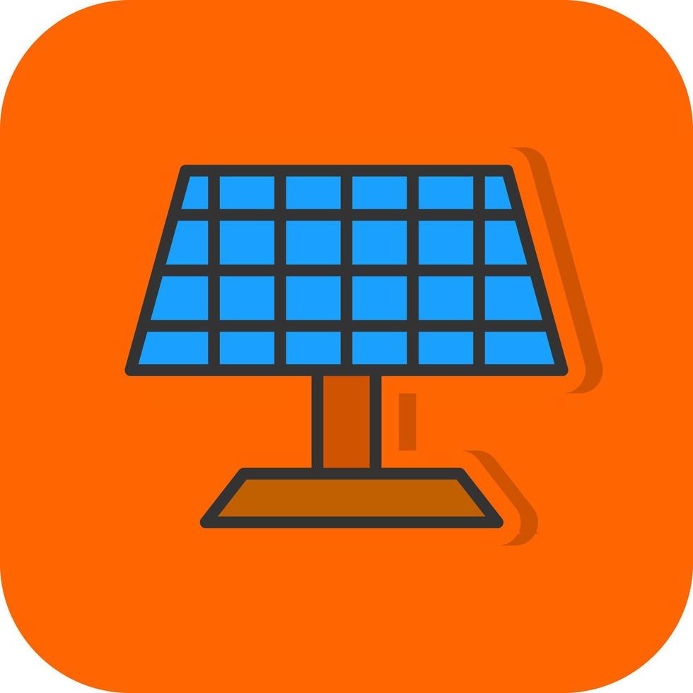 Solarpanel-Vektor-Icon-Design vektor