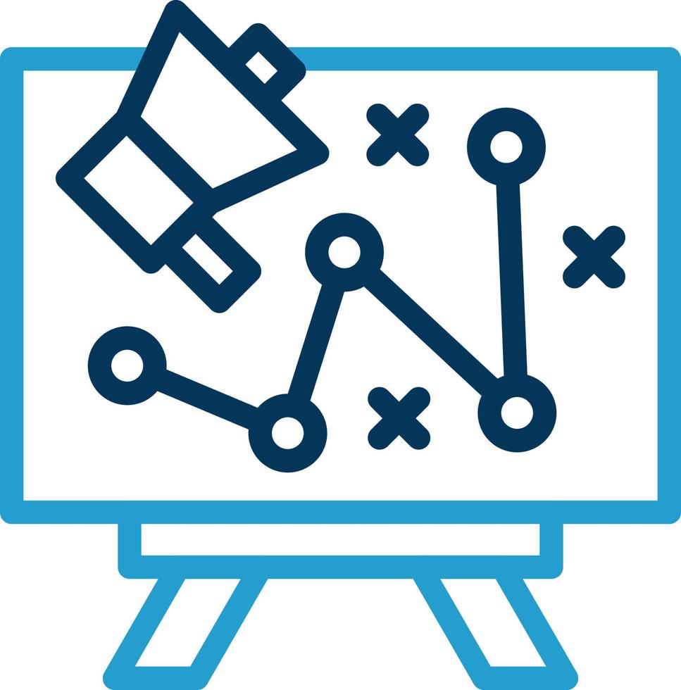 marknadsföring strategi vektor ikon design