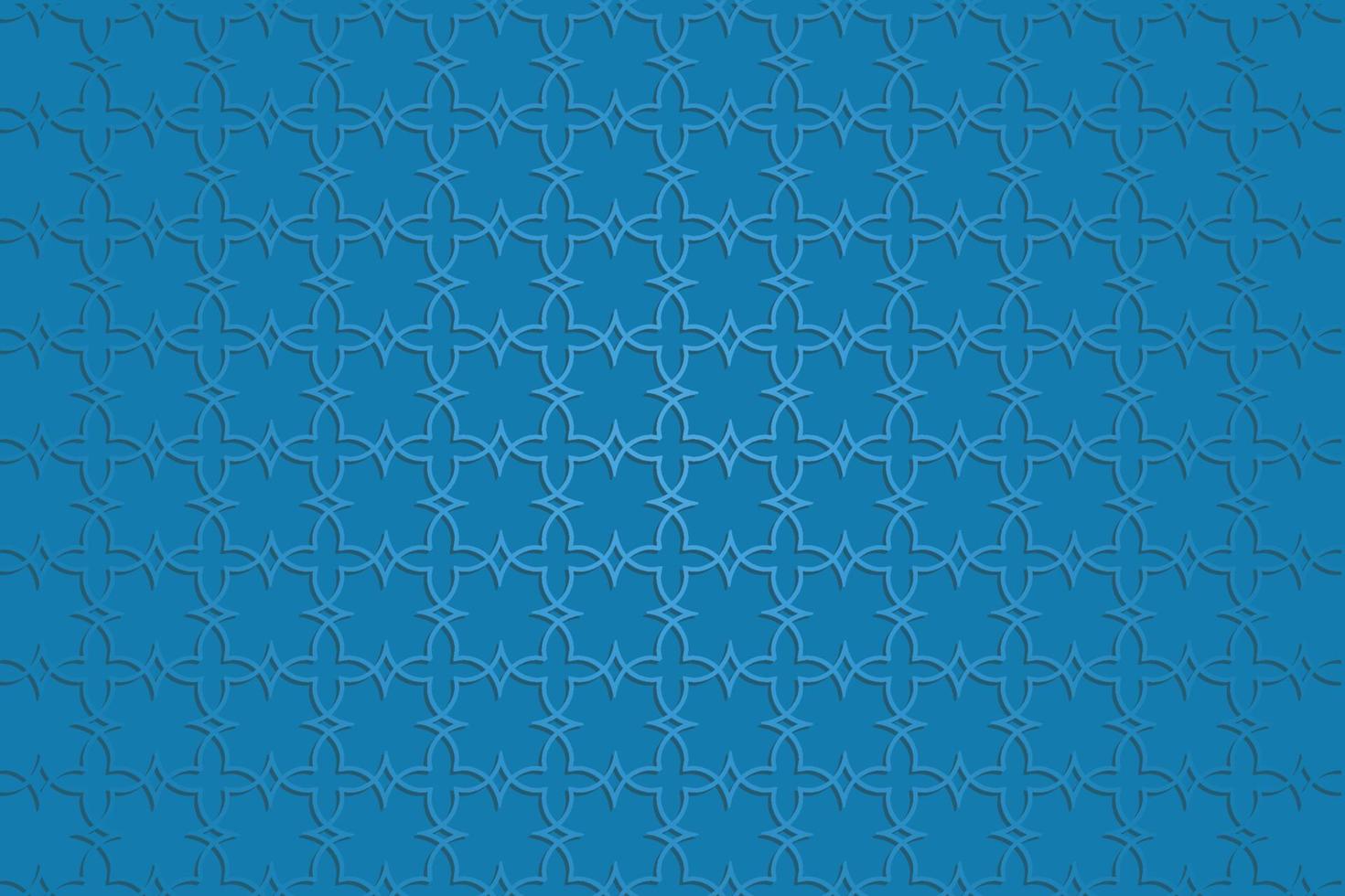 platt arabicum mönster bakgrund design vektor