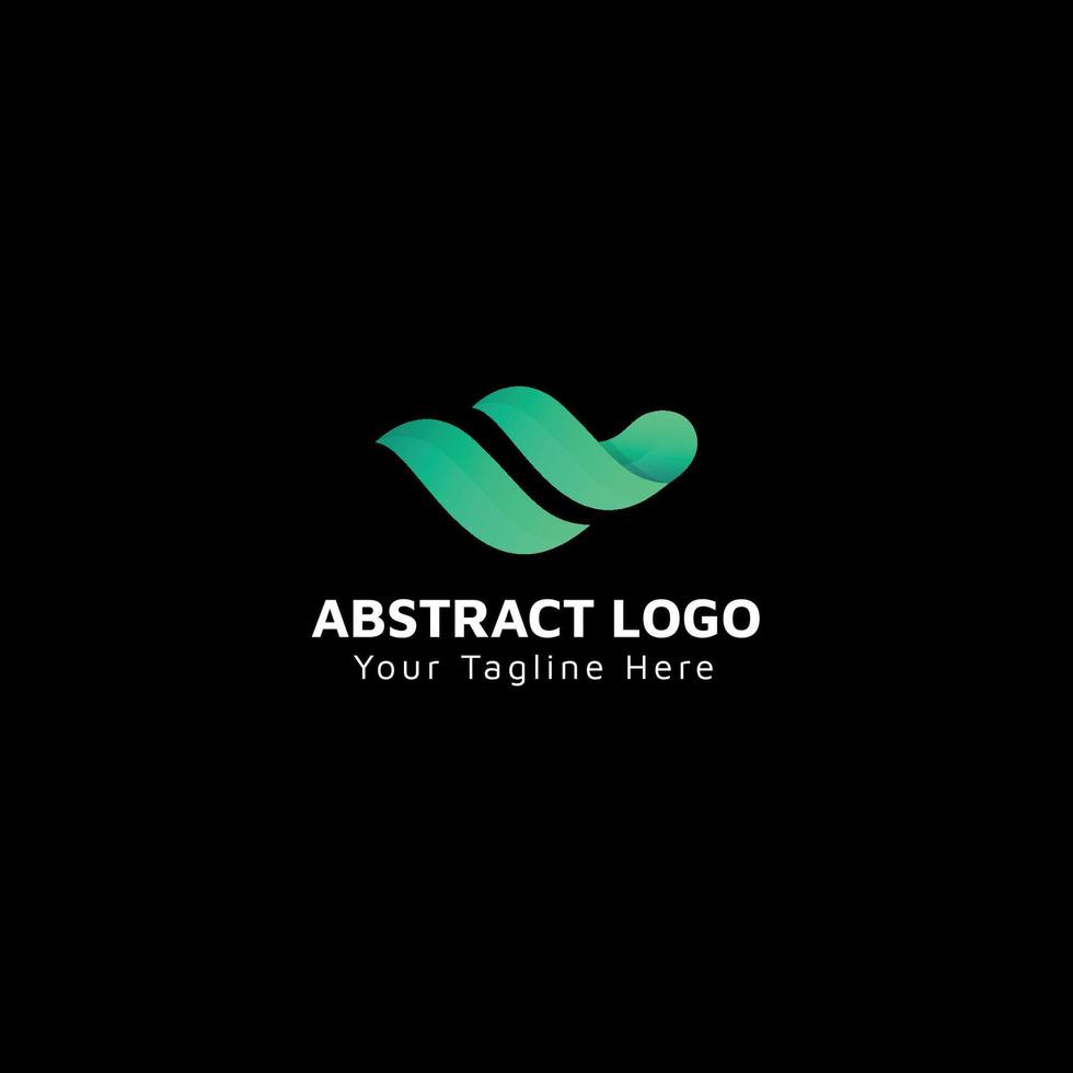 unik modern minimalistisk färgrik lutning illustrationer logotyp design för företag byrå vektor