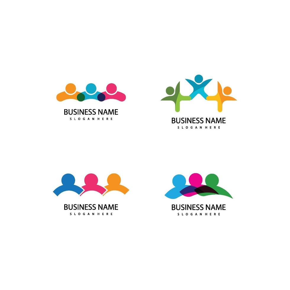 Adoptions- und Community-Care-Logo vektor