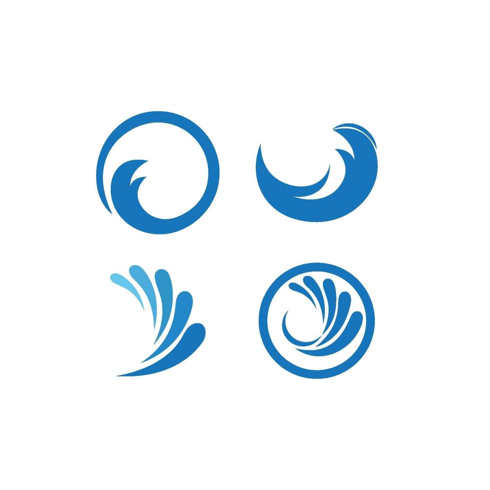 Wasserspritzer-Logo vektor