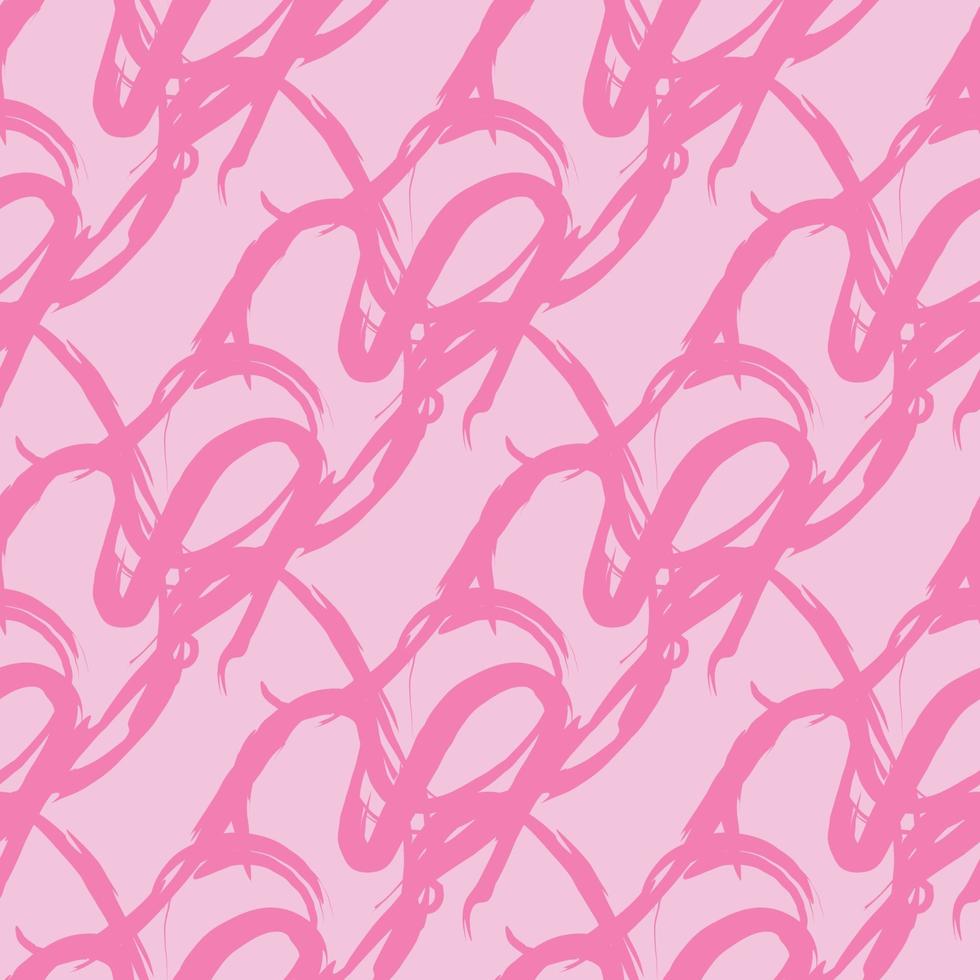 Vektor nahtlose Textur Hintergrundmuster. handgezeichnet, rosa Farben.