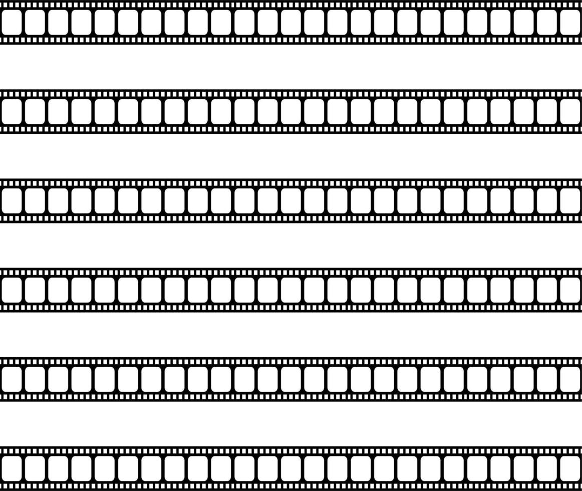 sömlös filmremsa motiv mönster för utsmyckad, dekoration, interiör, exteriör, bakgrund, tapet, omslag eller grafisk design element. vektor illustration