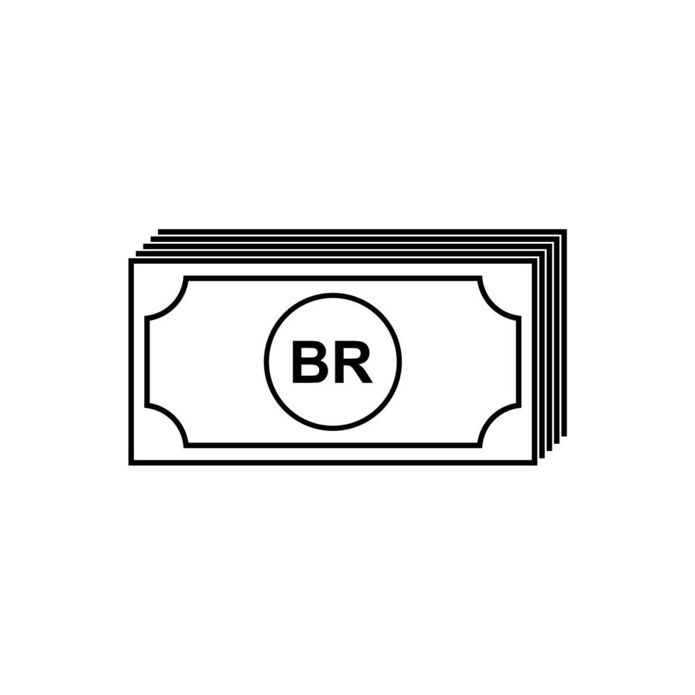 etiopien valuta symbol, latin version, etiopisk birr ikon, etb tecken. vektor illustration