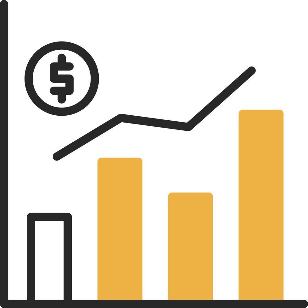 finansiell data vektor ikon design